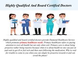 Diamond HealthCare Service by Board Certified Doctors in Frisco and Dallas