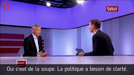 Quand Bruno Le Maire étrillait Emmanuel Macron