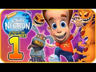 Jimmy Neutron: Attack of the Twonkies Walkthrough Part 1 (PS2, Gamecube, XBOX) Level 1