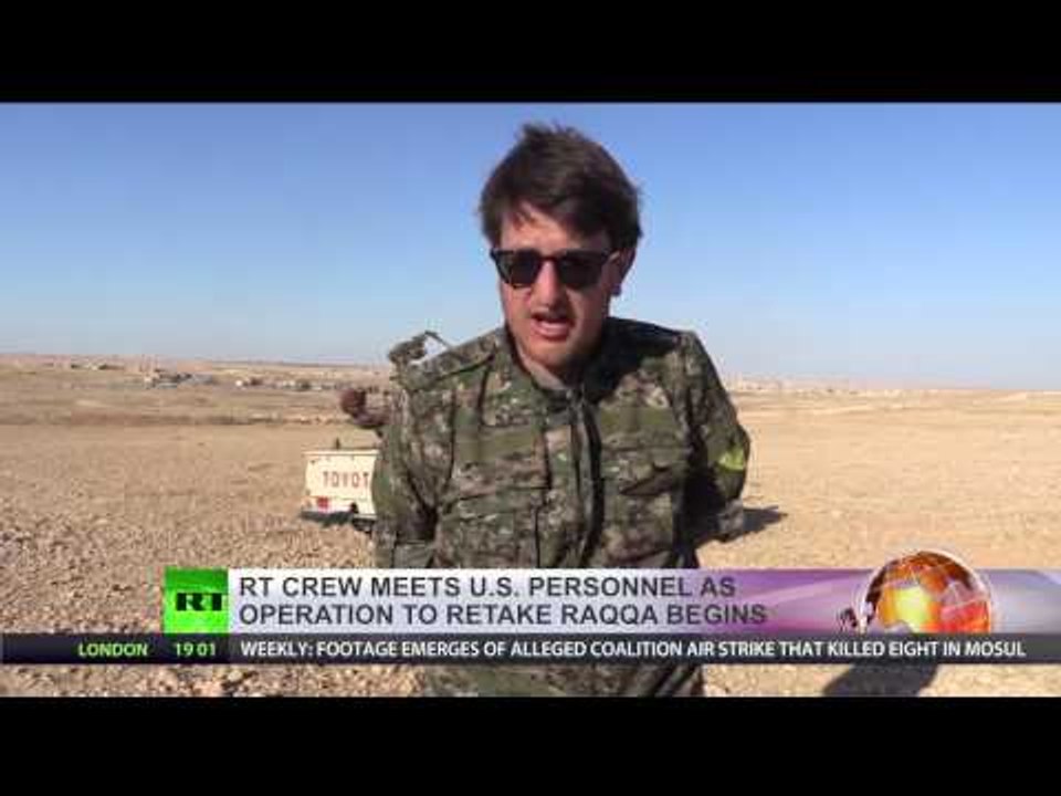 US fighters spotted near Raqqa frontline as Syrian rebels attempt to retake it from ISIS