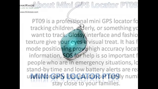 Mini GPS Locator PT09 || Personal GPS Tracker || ThinkRace