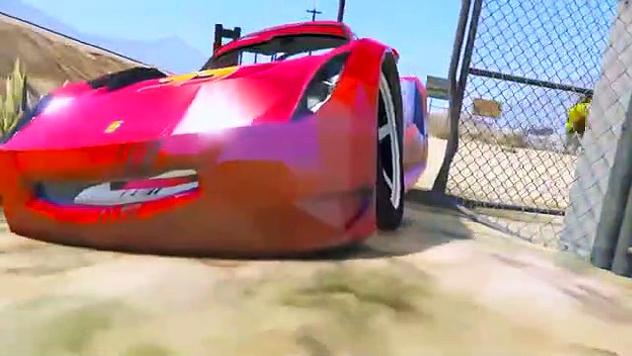 Отряд Молний Маквин & Спайдермен Авария с Грузовиком , интересный мультик игра для детей