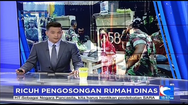 Ricuh Eksekusi Rumah Dinas Oleh TNI