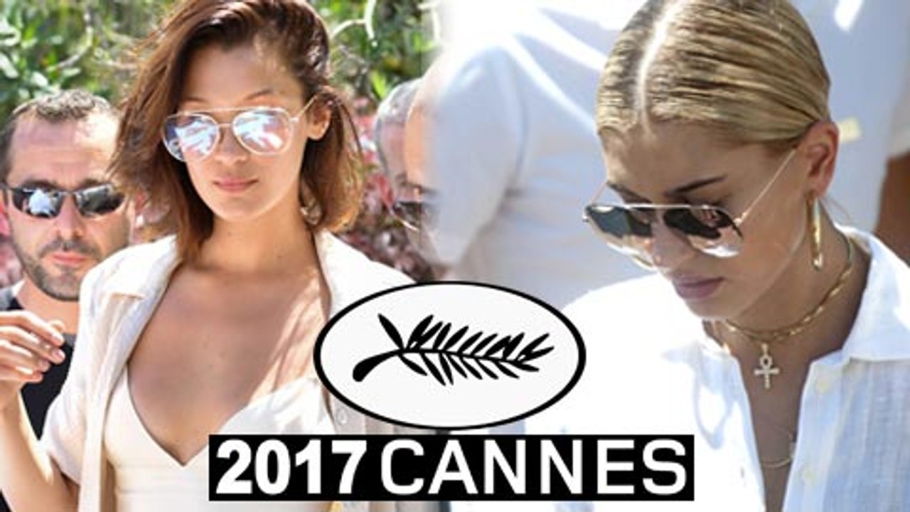 Bella Hadid & Hailey Baldwin Enjoying Lunch Tog...