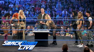 6-Women Tag Team Match Contract Signing For Backlash - Smackdown live 18 May 2017