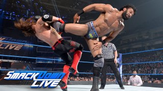 AJ Styles vs Jinder Mahal Full Match - Smackdown live 18 May 2017