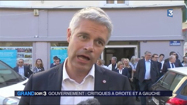 Gouvernement : les vives réactions de Wauquiez, Mélenchon et Philippot
