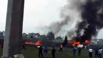 México: Se desplomó una aeronave en las inmediaciones del aeropuerto de Toluca