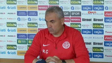 Antalyaspor Teknik Direktörü Çalımbay Amacımız Avrupa'ya Gitmek