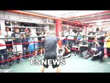 Vasyl Lomachenko shadow boxing EsNews Boxing