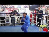 keith thurman working out shadow boxing - @thebadgerlmc for EsNews Boxing