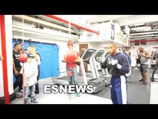 felix verdejo working out looks impressive EsNews Boxing