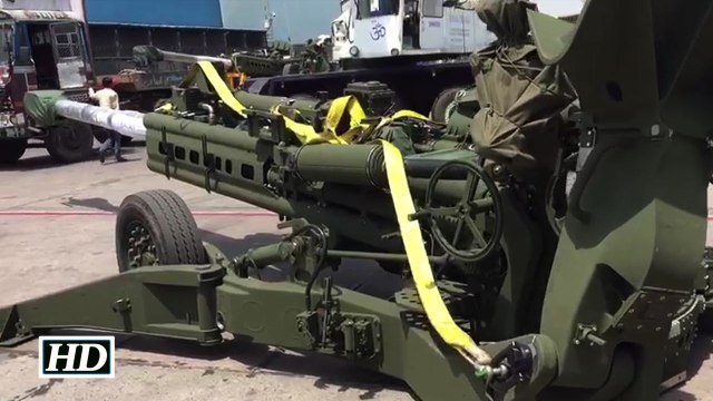 First two M777 howitzers arrive in India