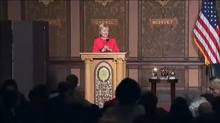 Hillary Clinton speaks at Georgetown University