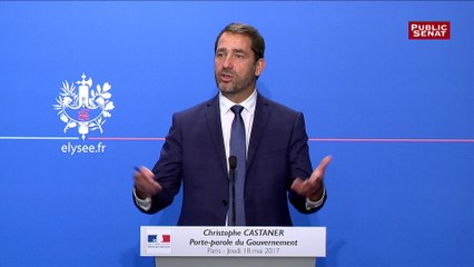 Questions/réponses entre Christophe Castaner et les journalistes