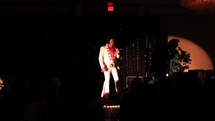 Robert Keefer sings 'The Wonder Of You' Wide shot Sheffield Remembers 2015