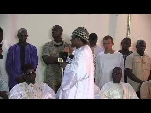 Serigne Modou Kara face à ses disciples à Touba