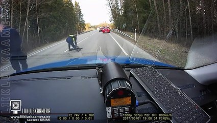 Le policier le plus rapide du monde