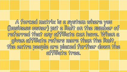 How The Force Matrix System Works