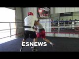 sparring at the rgba in riverside ca EsNews Boxing