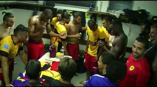 Concours vidéos de vestiaires - LYON-DUCHERE AS après sa victoire contre Les HERBIERS en championnat National (juillet 2016)