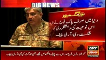 Hostile forces polluting youth minds through social media: Army Chief General Qamar Bajwa
