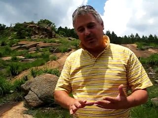 Incroyable empreinte de pied géante en Afrique du Sud