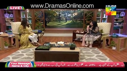 Javeria Saud Badly Crying in Sanam Jung’s Show