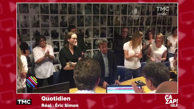 Standing ovation et émotion chez France 2 après l'éviction de David Pujadas