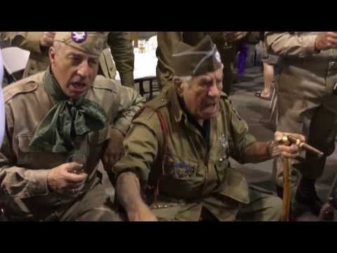 WWII Veteran Vince Speranza Leads Rousing Rendition of 'Blood on the Risers'