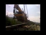 Crane Lifting A Crane FAIL
