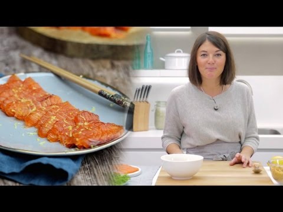 Saumon gravlax en sashimi | regal.fr