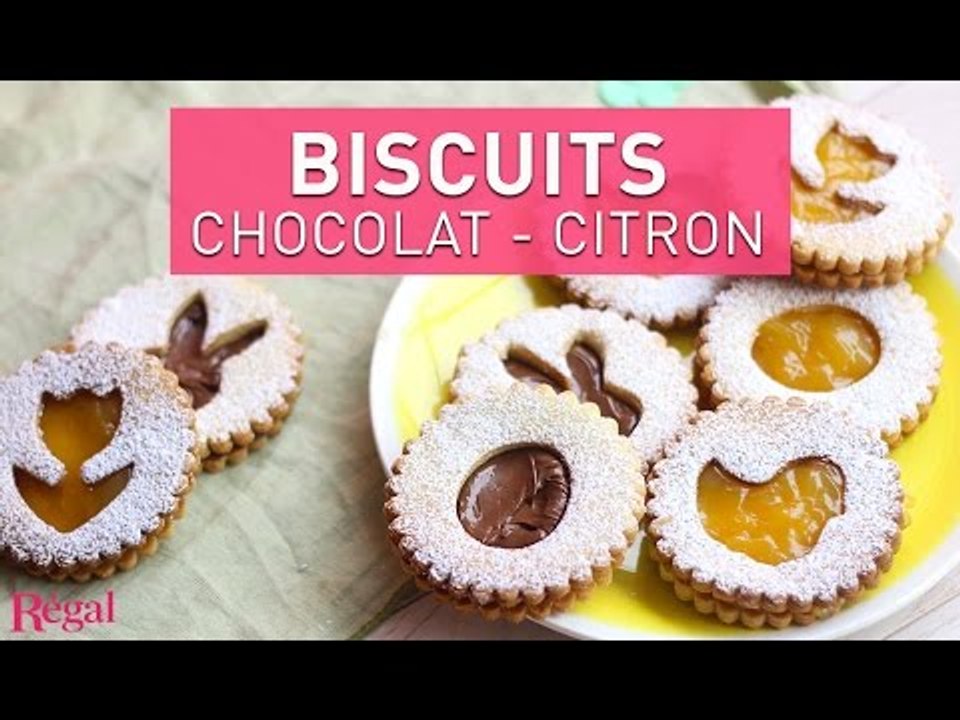 Biscuits fourrés au lemon curd & pâte à tartiner | regal.fr