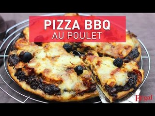 Pizza BBQ aux oignons confits & poulet rôti | regal.fr