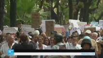 مظاهرات للأطباء والممرضين احتجاجا على الأزمة الصحية في فنزويلا