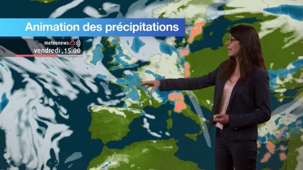 Prévisions météo pour la journée du vendredi 19 mai
