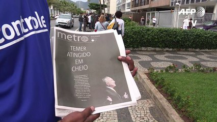 Temer trata de salvar su mandato en Brasil tras denuncia