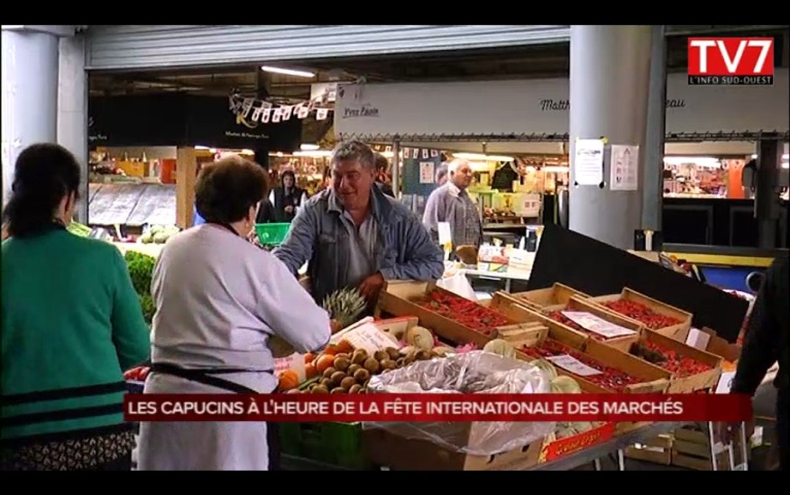 (Re)découvrez le marché des Capucins de Bordeaux