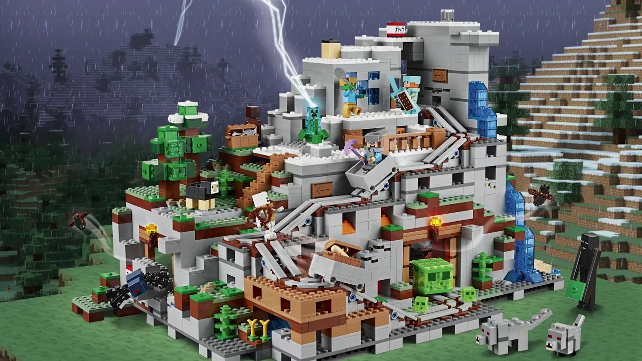 LEGO Minecraft 21137 The Mountain Cave - Vidéo Dailymotion