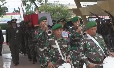 2 Jenazah TNI Korban Latihan Tembak Dimakamkan