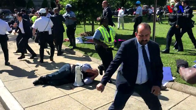 Les gardes du corps du président turc attaquent des manifestants
