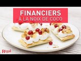 Financier noix de coco, meringue et groseilles | regal.fr