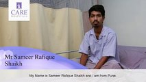 Mr Sameer Rafique Shaikh Speaks of His Free Treatment at CARE Hospitals, Hyderabad (1)