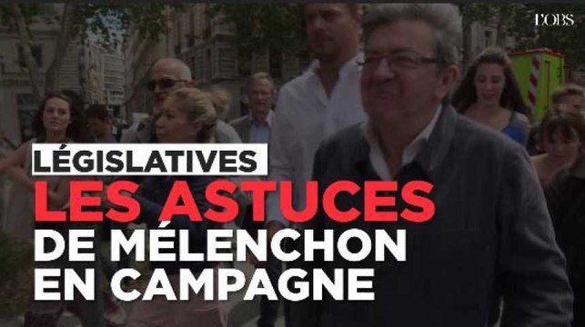 Les petites astuces de Mélenchon en campagne
