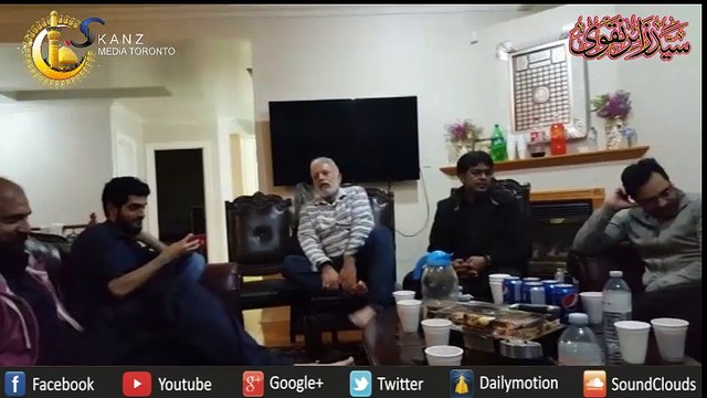 Sayyed Zaire Naqvi Reciting Bicha Raha Hoon Musalla Ali Ali Kar K at Yaseen House Canada ...