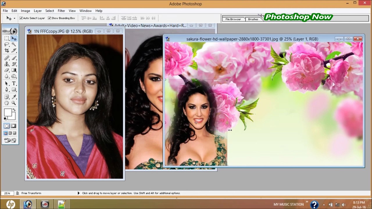 HOW TO COMBINE TWO PHOTOS IN PHOTOSHOP | PHOTOSHOP NOW | MUST WATCH | HD