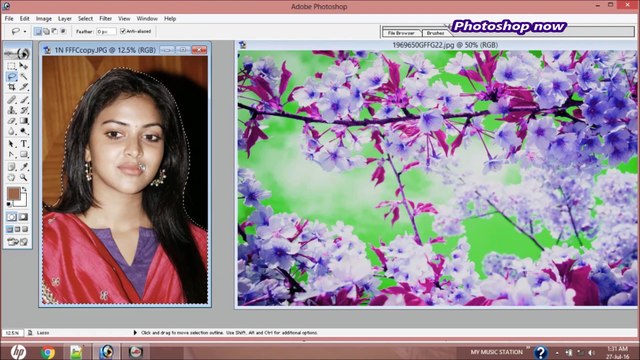 HOW TO USE FEATHER WITH THE HELP OF ADJUSTMENT IN PHOTOSHOP | PHOTOSHOP NOW | MUST WATCH | HD