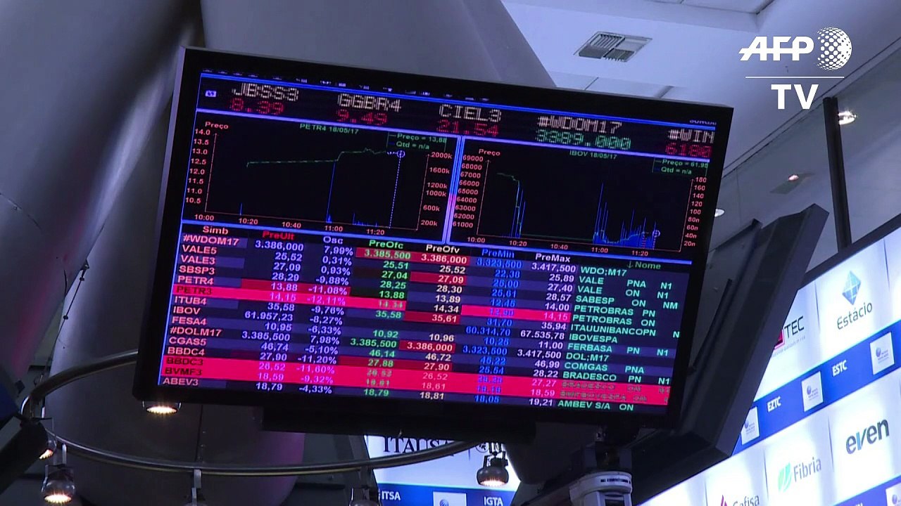 Bolsa de São Paulo suspende operações por queda...