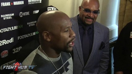 Floyd Mayweather responds to those who say "He never fought anywhere"