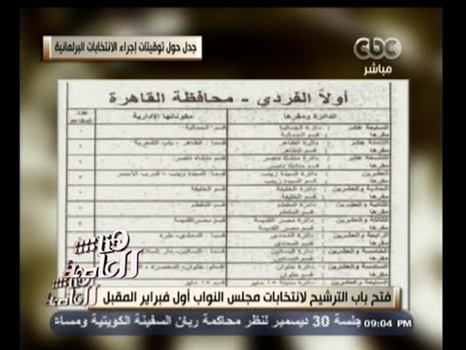 #هنا_العاصمة | فتح باب الترشح لانتخابات مجلس النواب أول فبراير